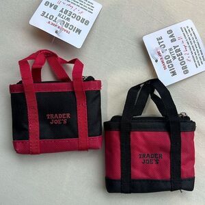 Trader Joe’s Reusable Grocery Bag and Micro Tote 2 Pack
